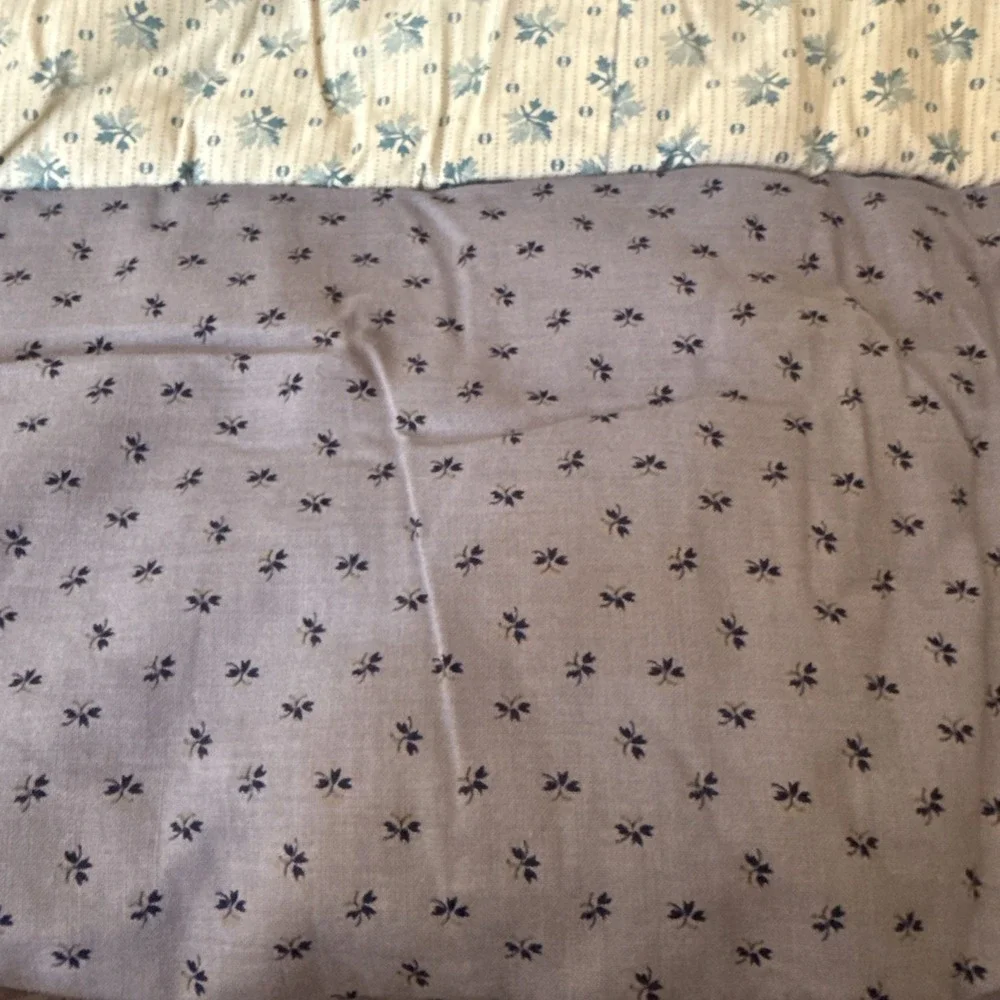 Vintage Calico Patchwork Quilt 75